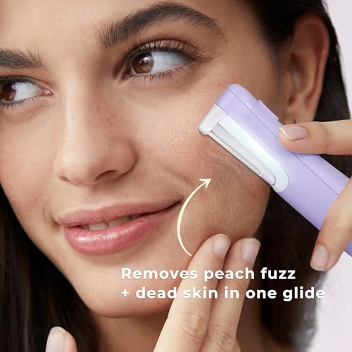 Facial Hair Removal & Exfoliation                                                          Smooth Edge Technology with LED
