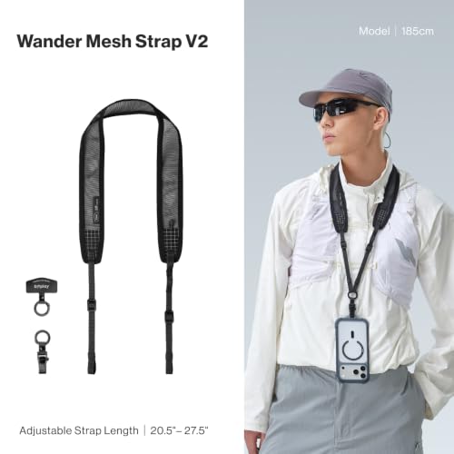 Camera Neck Crossbody Lanyard Anti-Theft Lockable Clip