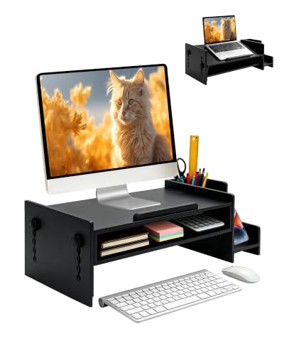 Wood Monitor Stand for Home Office