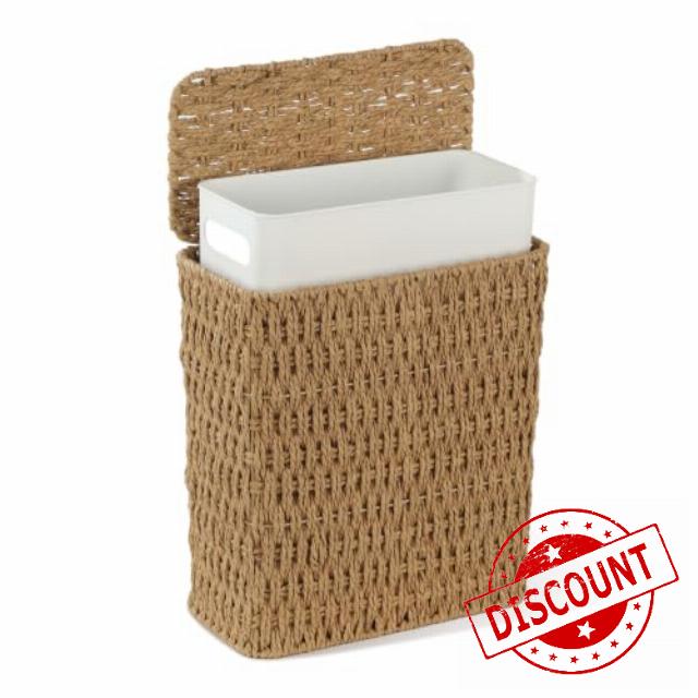 Endymion 3 Gallon Wicker Trash Can