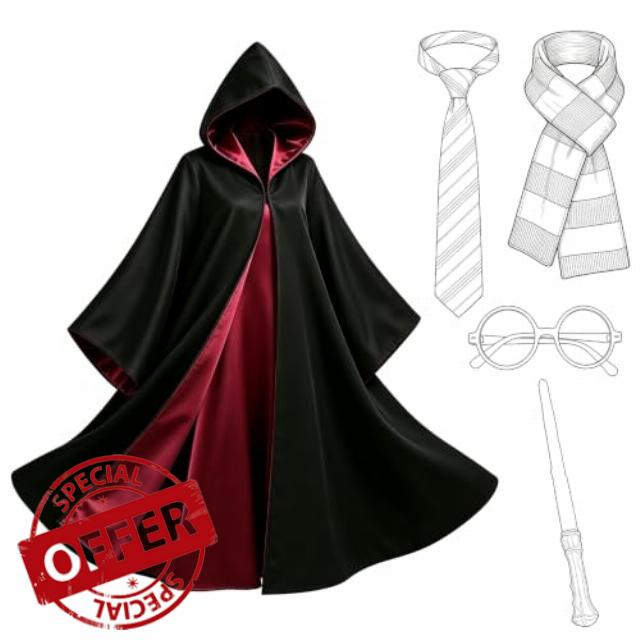 Ganaj Wizard Robe with Hooded