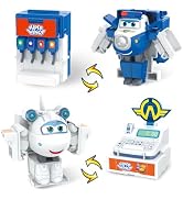 Super Wings Transformable Robot Toys for Kids 5+ Foodie Series Dizzy Donnie | 2-in-1 Robot & Food...