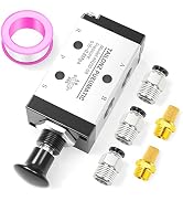 TAILONZ PNEUMATIC 1/4 Inch NPT Air Filter Pressure Regulator Water/Oil Trap Separator Combo(0-145...