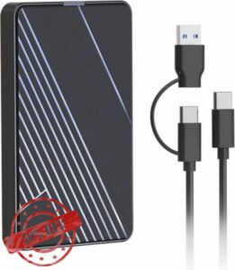 500GB External Hard Drive USB 3.0 and USB-C Mobile HDD                                                          Portable Slim Extended Storage for PC