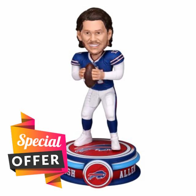 Josh Allen Buffalo Bills LED Neon Bighead Bobblehead NFL Football