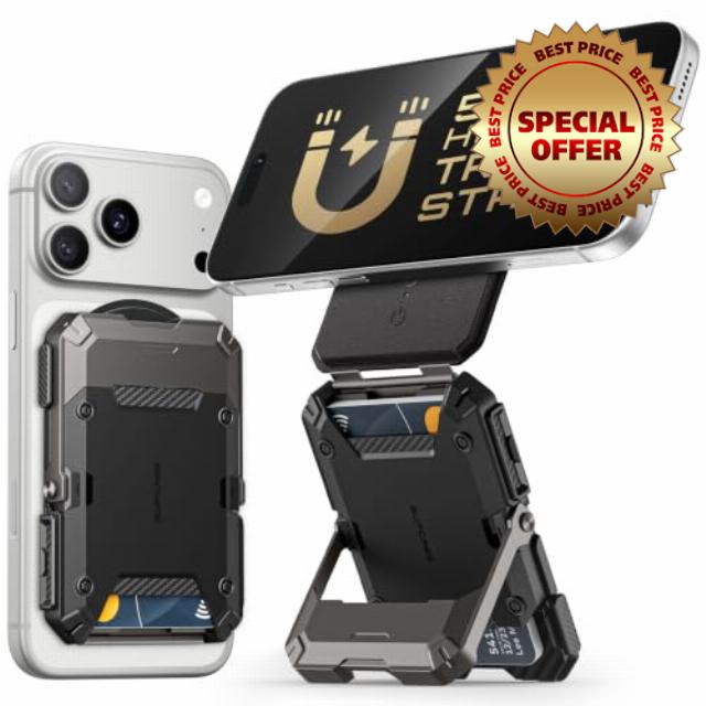 SUPCASE for Trackable MagSafe Wallet with Find My Functionality