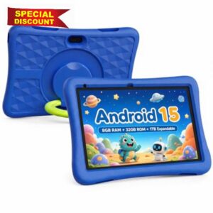 Kids Tablet 10 Inch Android Tablet for Kids Comes with a Shock-Resistant Protective Case