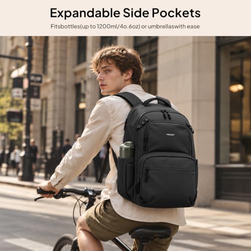 Large Business Backpack with 180 Degree Lay Flat Opening