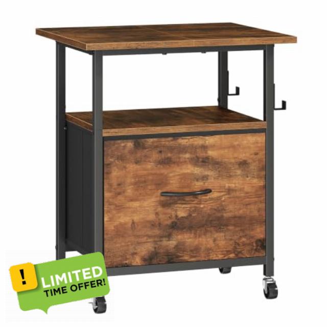 HOOBRO Printer Stand with File Drawer