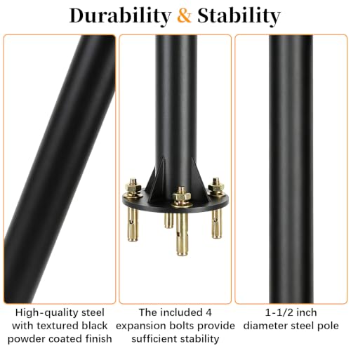 Black Powder Coated