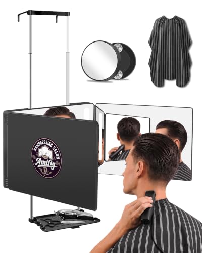 12" x 7.5" 360 Mirror for Self Haircut/Braiding