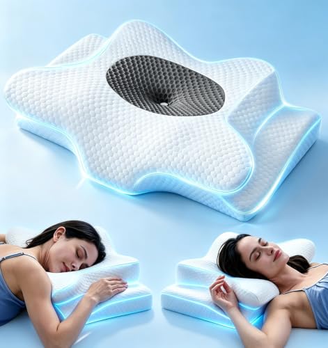 Ergonomic Contour Side Sleeper Pillows for Adults