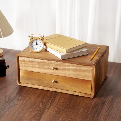 Fully Assembled Dovetail Joint Desktop Drawer Organizer