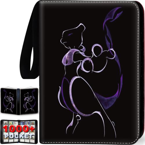 9 Pocket Card Binder 1008 Cards Trading Card Holder with 56 Sleeves