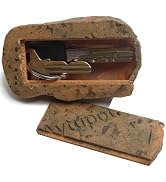 Spare Key Hider Rock - Hide a Key Outside in a Real-Looking Stone, Key Hiders Outside for Outdoor...