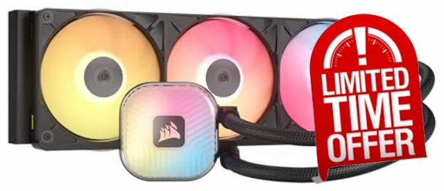 CORSAIR iCUE Link Titan II 360 RX RGB AIO Liquid CPU Cooler – Black                                                          RX II RGB Unified Fans Included