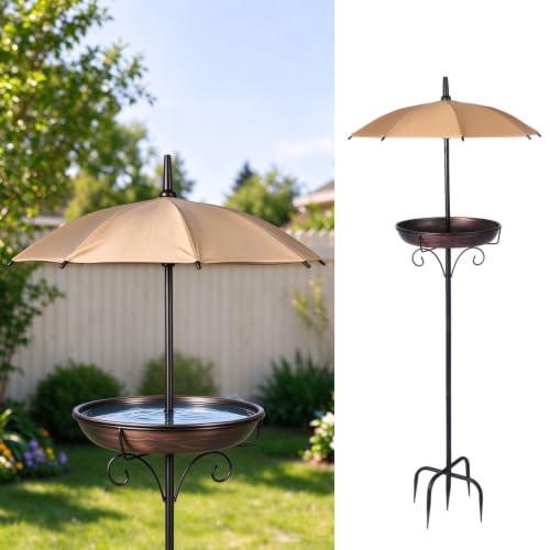 Weather Resistant Bird Baths for Outside Garden Deco
