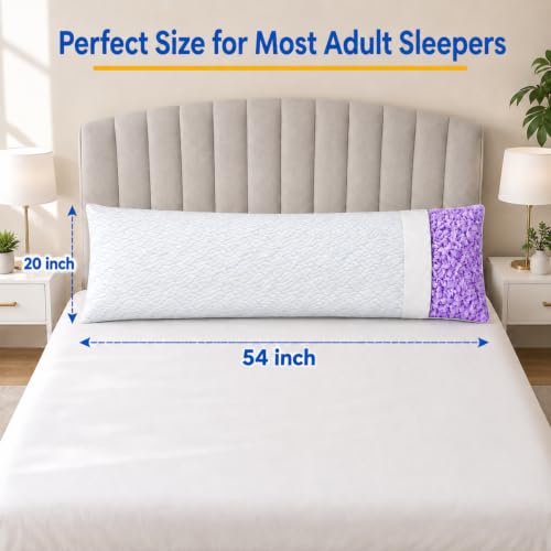CertiPUR-US hypoallergenic long adult pillow