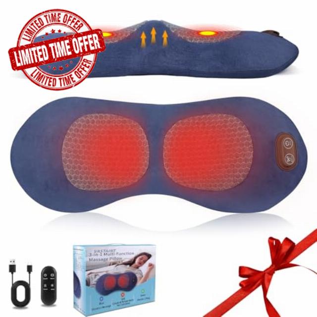 3-in-1 Wireless Lower Back Massager with Heat