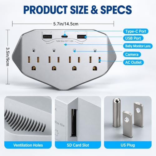 WiFi Home Security Camera 2.4GHz Single Band WiFi Home Security Camera