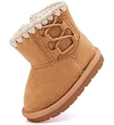 BMCiTYBM Baby Winter Snow Boots Boys Girls Infant Walking for Cold Weather | Non-Slip Warm Faux F...