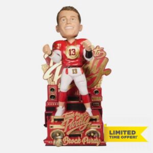 Brock Purdy San Francisco 49ers Playoff Dance Bobblehead NFL Football