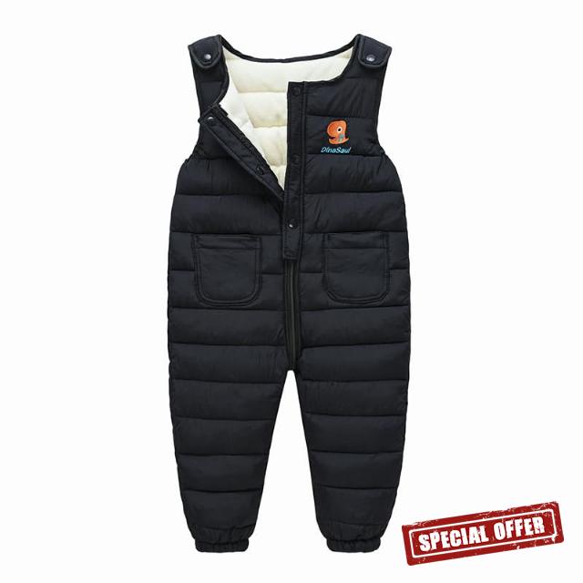 Toddler Fleece Lined Snow Bib Pants for Boys Girls