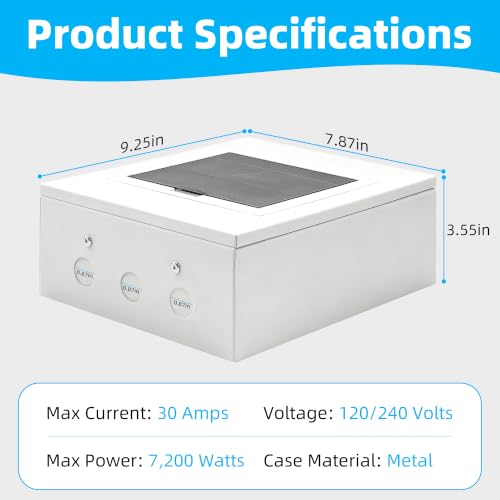 Suitable for Portable Generators and Solar Systems