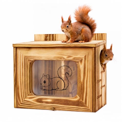 Squirrel Nesting Box Squirrel Box with Predator Guard