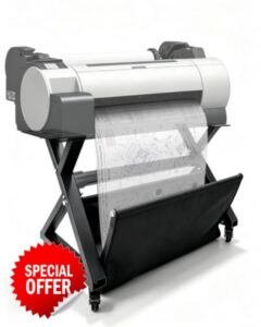 Printer Stand with Catch Basket Fit for Canon imagePROGRAF TA-20
