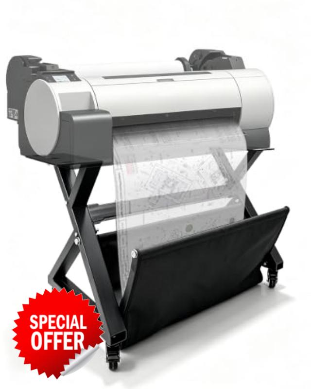Printer Stand with Catch Basket Fit for Canon imagePROGRAF TA-20