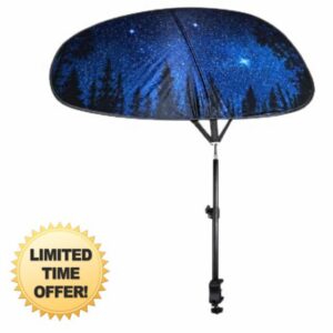Office Cubicle Desk Shade-55'' Anti-Glare Light Blocking Desk Canopy                                                          Adjustable Blocking Desk Canopy