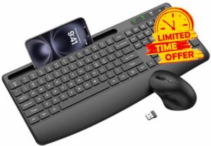 Ergonomic Wireless Keyboard and Mouse Combo