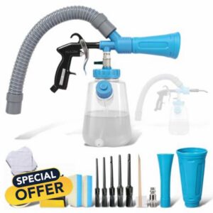 3IN1 Car Detailing Air Blow Gun Vacuum Foam Sprayer Tool                                                          3IN1 Cleaning Gun