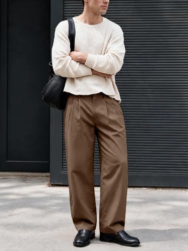 relaxed barrel-leg trousers