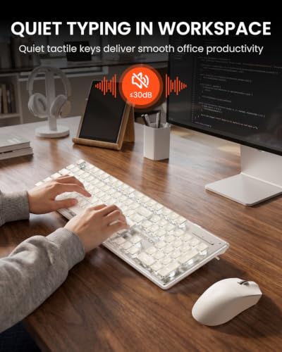 Soft Tactile Click Typing