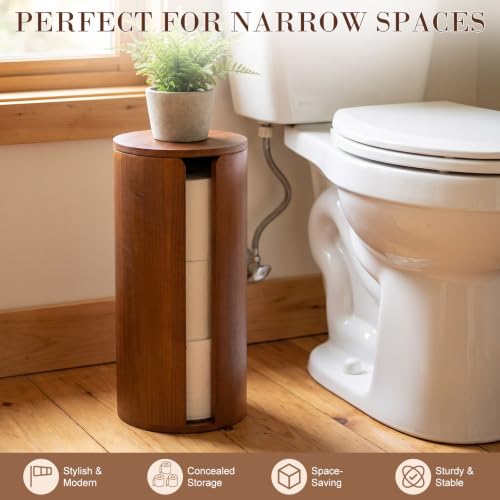 3 Rolls of Toilet Paper Storage