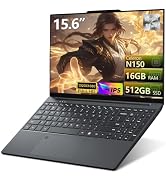 2026 Laptop, 15.6 Inch Laptop Computers Core M3-8100Y up to 3.4GHz, 16GB RAM, 512GB SSD, Win 11 P...