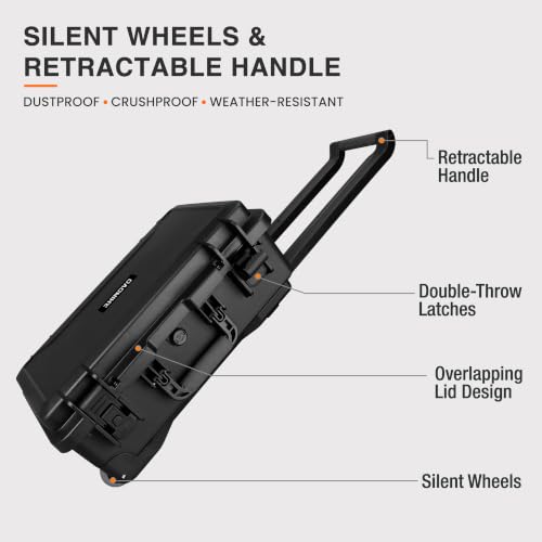 Wheels & Retractable Handle