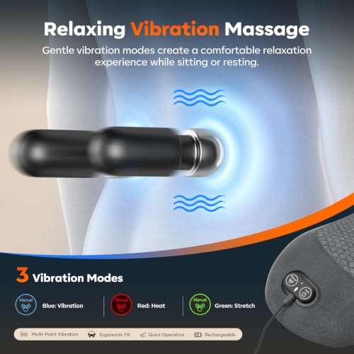 vibration and airbag traction for office chairs
