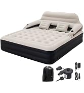 DIMAR GARDEN King Air Mattress with Built in Pump, Blow Up Mattress | Inflatable Bed for Home & C...