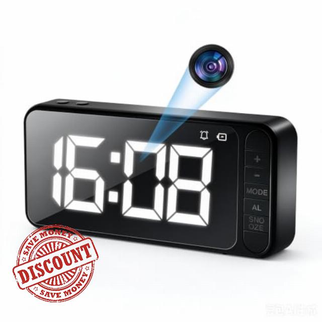 4K home clock camera