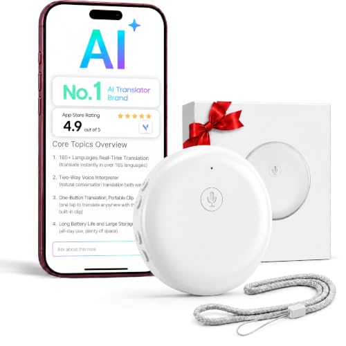165 Languages Real Time Two-Way Voice Translator