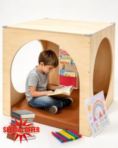 Kids Reading Cube Cozy Corner with Rest Mat