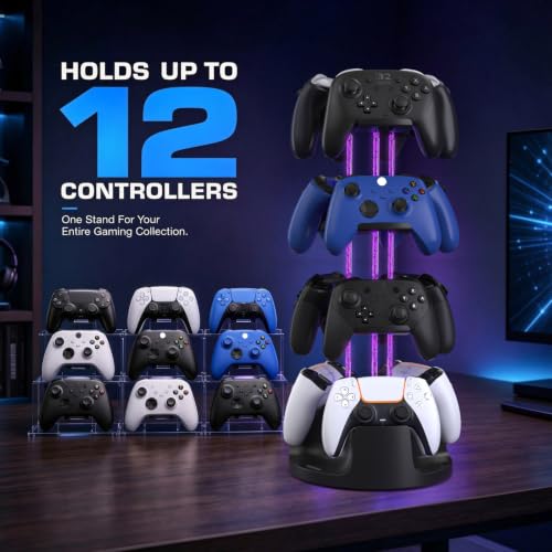 360 Degree Rotating Storage Tower                                                          Modular 2-4 tiers hold 6