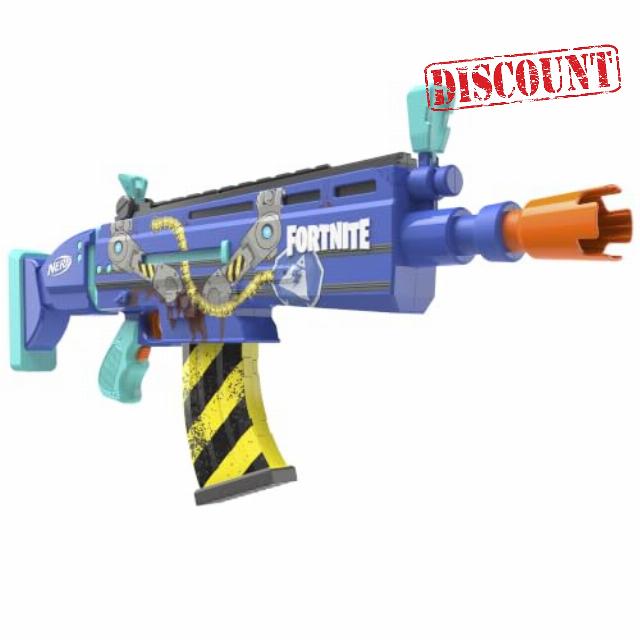 Nerf Fortnite AR OG Blaster                                                          10-Dart Removable Clip