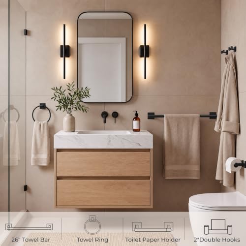 pivoting towel ring
