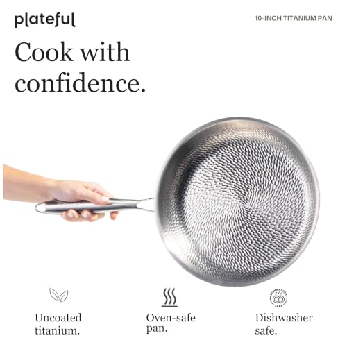 Titanium Cookware Uncoated solid titanium surface