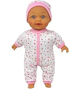 Interactive 16” Baby Doll Toy Doctor Kit with Light Up Heartbeat Sound Stethoscope, Pretend Role ...
