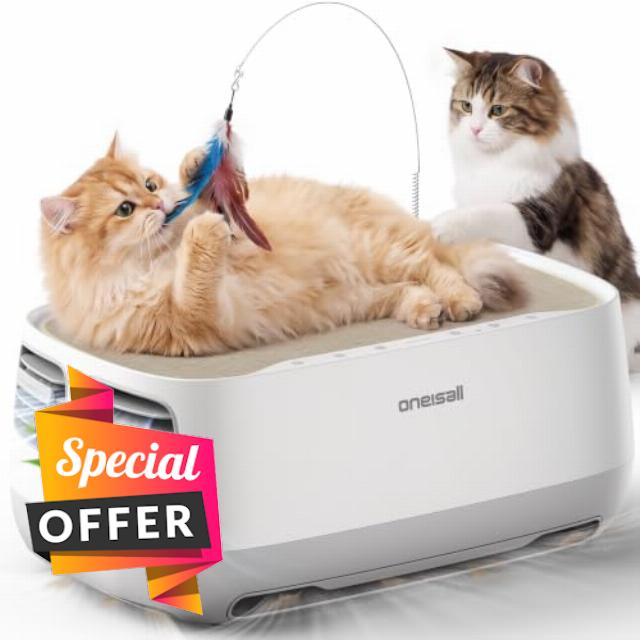 oneisall Pet Air Purifier with 3-Side Air Intake&Hair Collection Bin